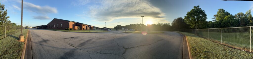 iPhone 16e MOSSY Creek Middle School bus ramp pano