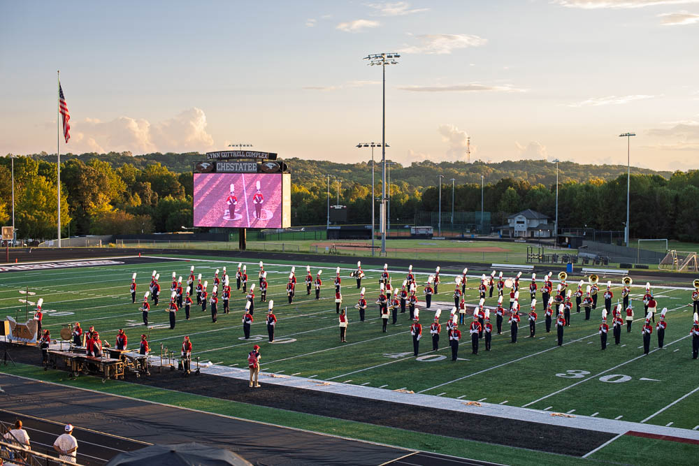 High school marching band competition