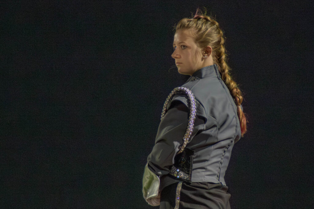 Houston County Silver and Black marching band competition day
